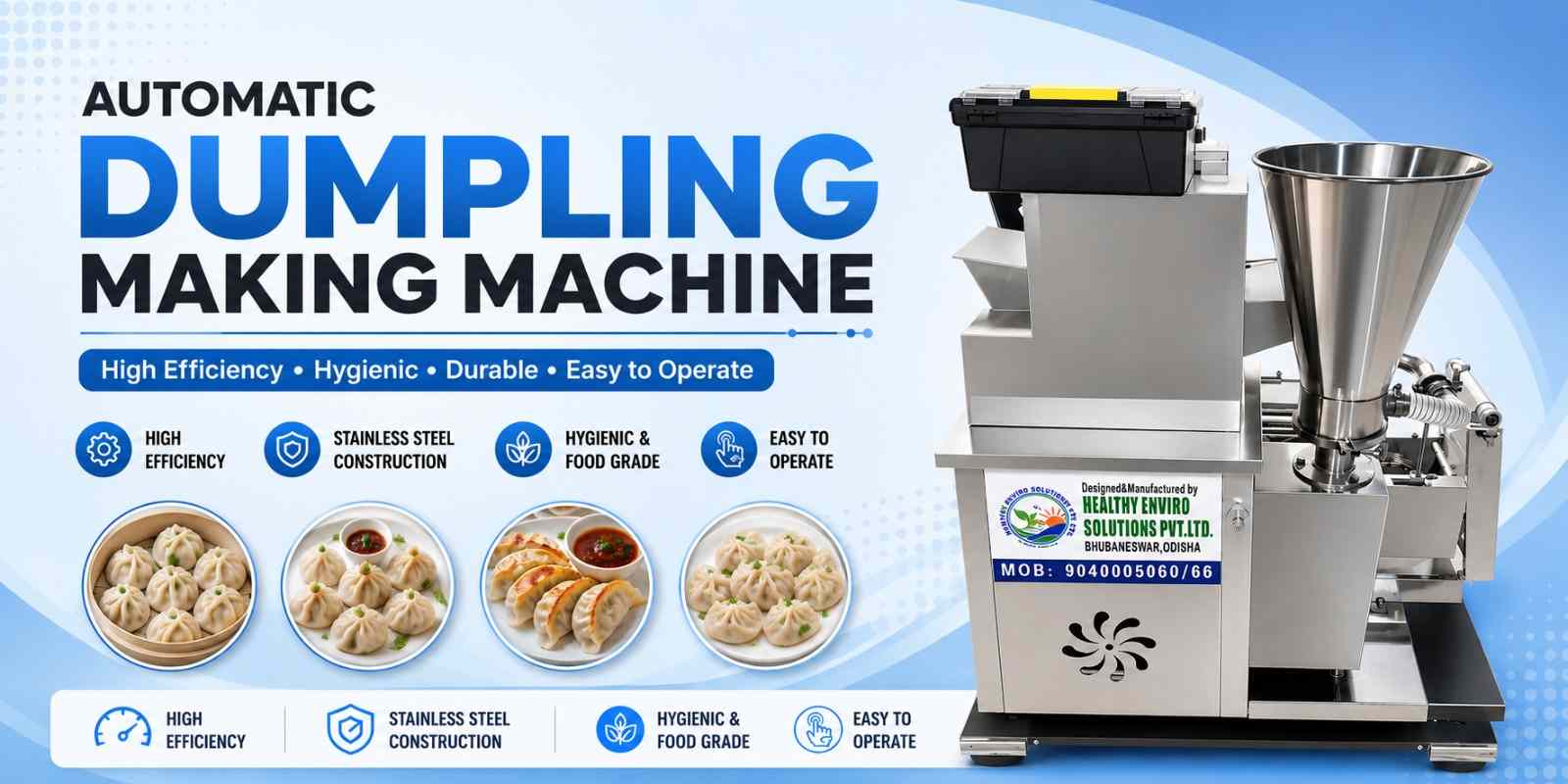 Automatic Momo Dumpling Machine